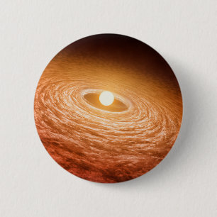 Disk Of Material Surrounding Star Fu Orionis. Button