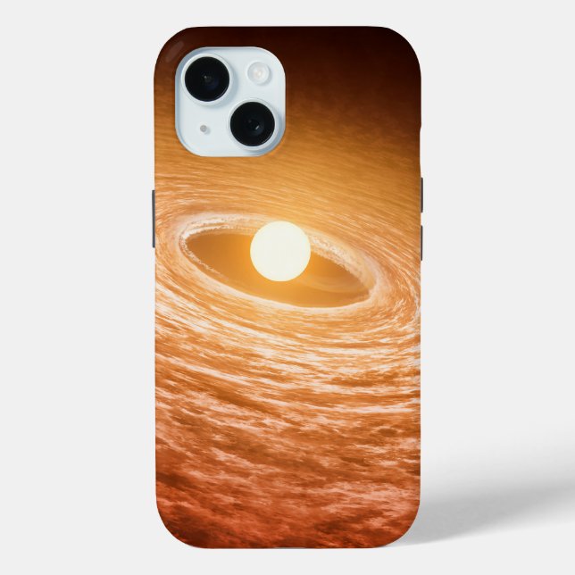 Disk Of Material Surrounding Star Fu Orionis. Case-Mate iPhone Case (Back)