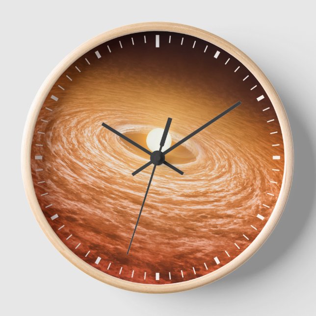 Disk Of Material Surrounding Star Fu Orionis. Clock (Front)