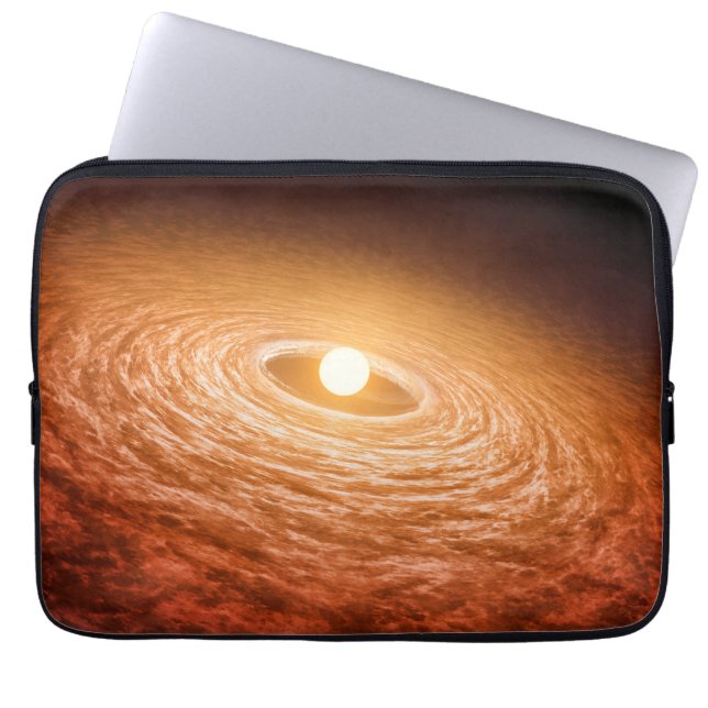 Disk Of Material Surrounding Star Fu Orionis. Laptop Sleeve (Front)