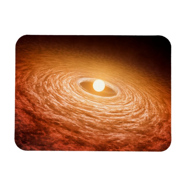 Disk Of Material Surrounding Star Fu Orionis. Magnet (Horizontal)
