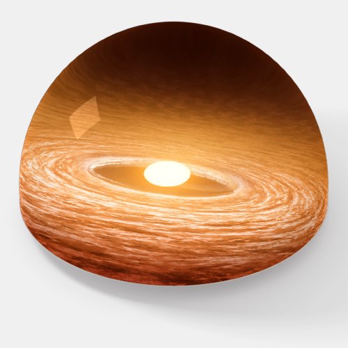 Disk Of Material Surrounding Star Fu Orionis Paperweight