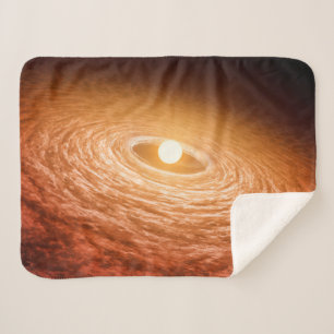 Disk Of Material Surrounding Star Fu Orionis. Sherpa Blanket