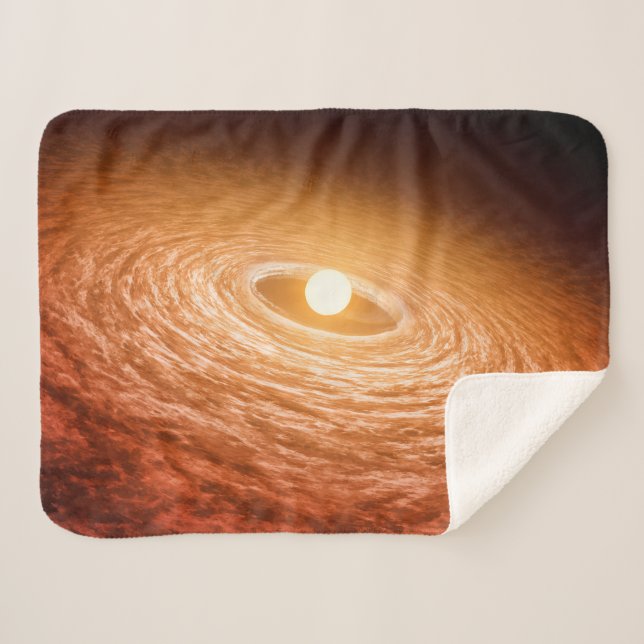 Disk Of Material Surrounding Star Fu Orionis. Sherpa Blanket (Front (Horizontal))