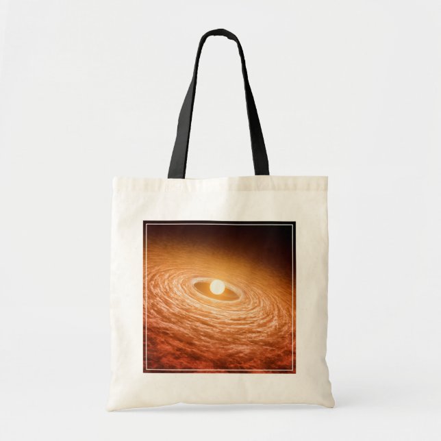 Disk Of Material Surrounding Star Fu Orionis. Tote Bag (Front)