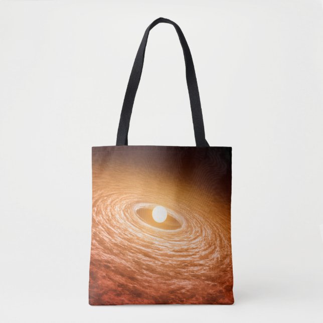 Disk Of Material Surrounding Star Fu Orionis. Tote Bag (Front)