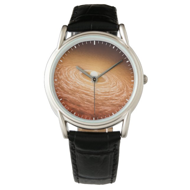 Disk Of Material Surrounding Star Fu Orionis. Watch (Front)