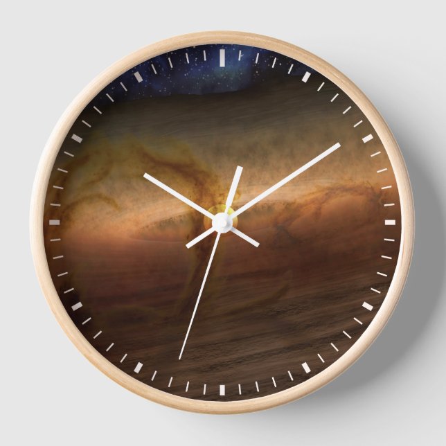 Disks Of Planet-Forming Material Circling Stars. Clock (Front)