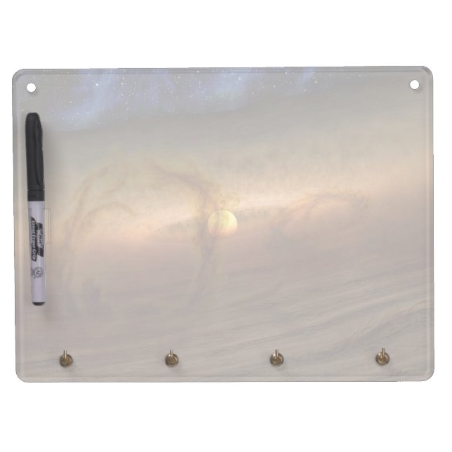Disks Of Planet-Forming Material Circling Stars. Dry Erase Board With Keychain Holder (Front)
