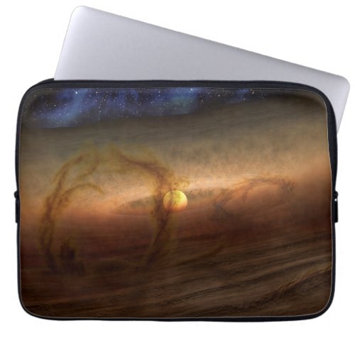 Disks Of Planet_Forming Material Circling Stars Laptop Sleeve