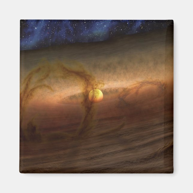 Disks Of Planet-Forming Material Circling Stars. Magnet (Front)