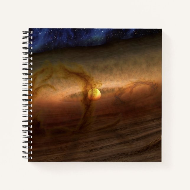 Disks Of Planet-Forming Material Circling Stars. Notebook (Front)