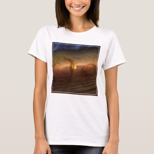 Disks Of Planet-Forming Material Circling Stars. T-Shirt (Front)