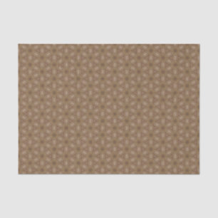 Dismal Mocha Retro Western Texture Tissue Paper