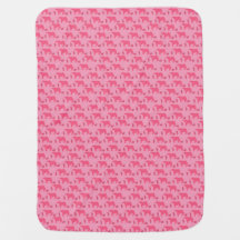 Dismal Pink Baby Blanket Cows Western Ranch