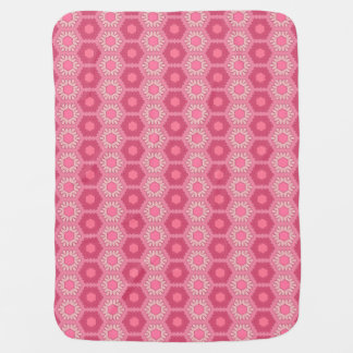 Dismal Pink Baby Blanket Groovy Western Floral