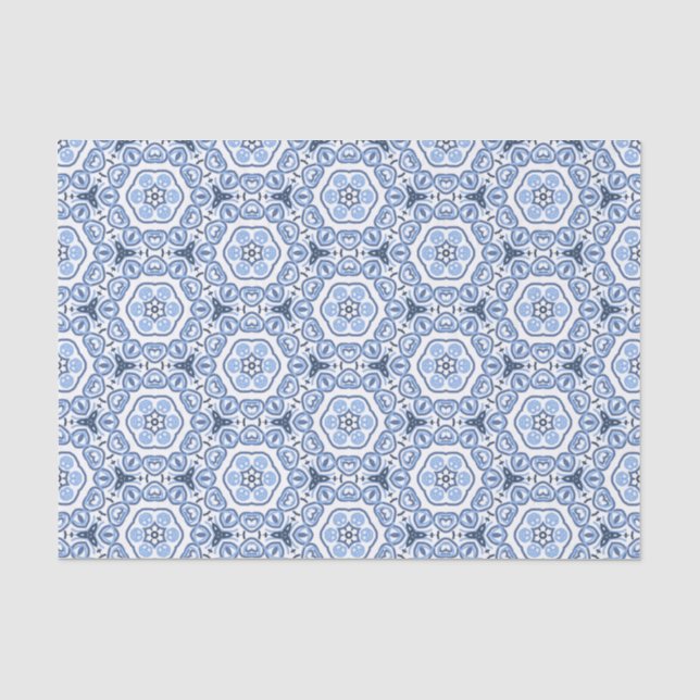 Dismal Ranch Blue China Tissue Paper (Front)