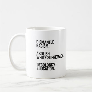 Dismantle Abolish Decolonize Coffee Mug