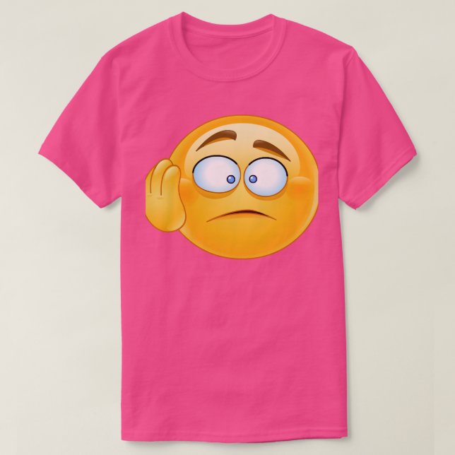 Dismay Emoji T-Shirt (Design Front)