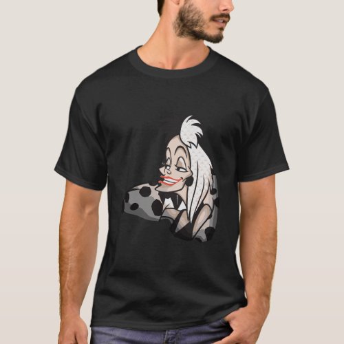 Disney101 Dalmations Evil Cruella T_Shirt