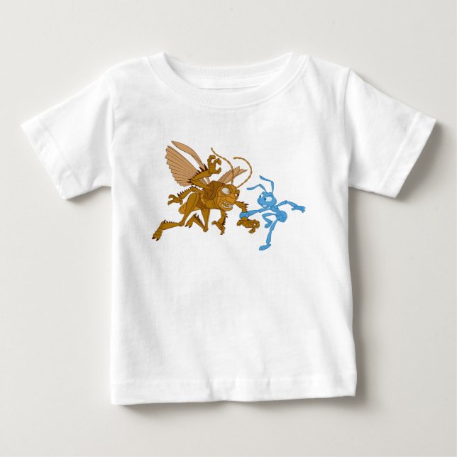 Disney A Bug's Life Flik and Hopper Baby T-Shirt (Front)