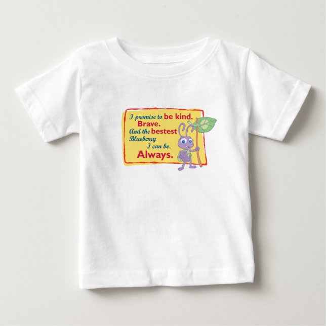 Disney A Bug's Life Princess Dot Motto Baby T-Shirt (Front)