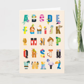 Disney Alphabet Mania Card