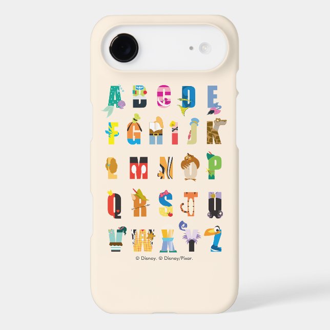 Disney Alphabet Mania Case-Mate iPhone Case (Back)