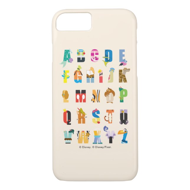 Disney Alphabet Mania Case-Mate iPhone Case (Back)
