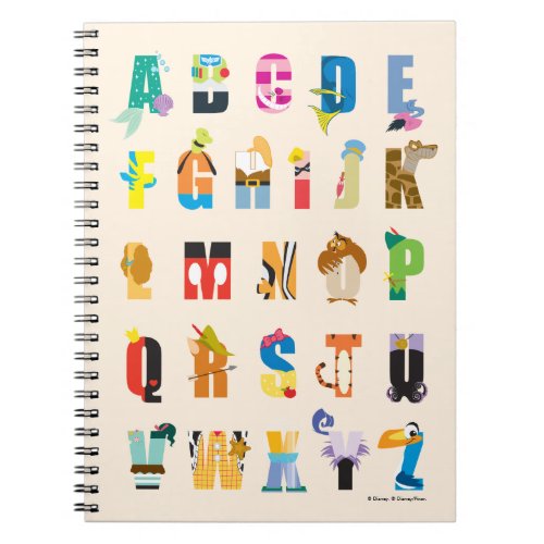 Disney Alphabet Mania Notebook