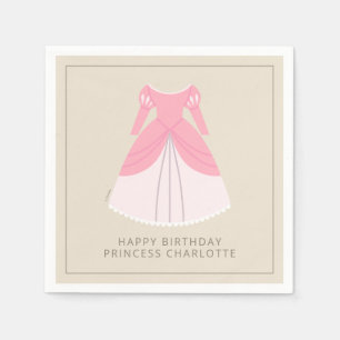 Disney Aurora Dress Girl's Birthday Napkins