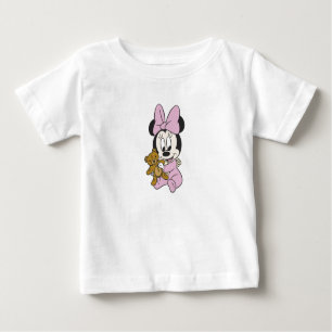 Disney Baby Minnie Mouse With Teddy Bear Baby T-Shirt