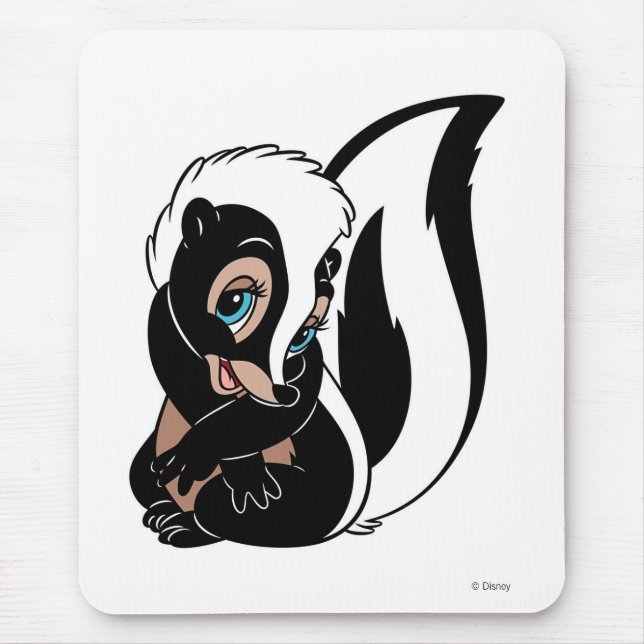 Disney Bambi Flower sitting Mouse Pad (Front)