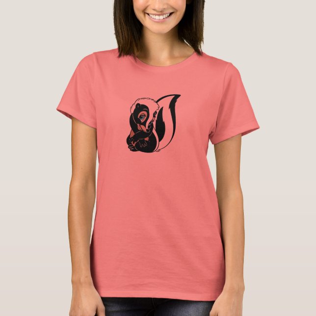 Disney Bambi Flower sitting T-Shirt (Front)