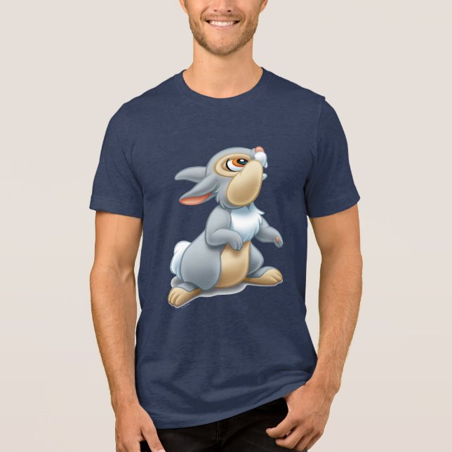 Disney Bambi Thumper sitting Tri-Blend Shirt (Front)