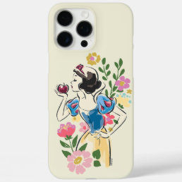 Disney | Beautiful Snow White Floral Graphic iPhone 16 Pro Max Case