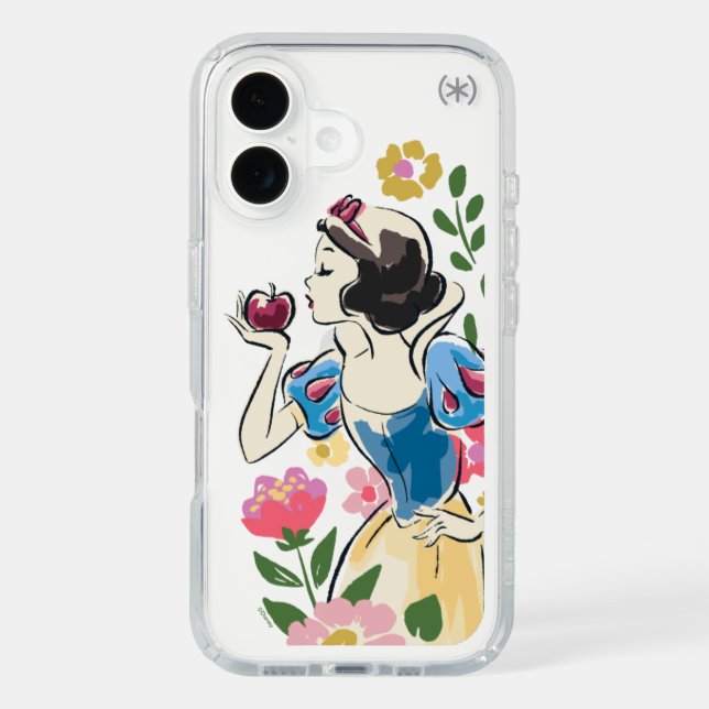 Disney | Beautiful Snow White Floral Graphic Speck iPhone Case (Front)