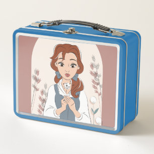 Disney Belle in the Garden Metal Lunch Box
