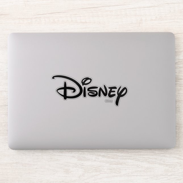 Disney Black Logo Sticker (Computer)