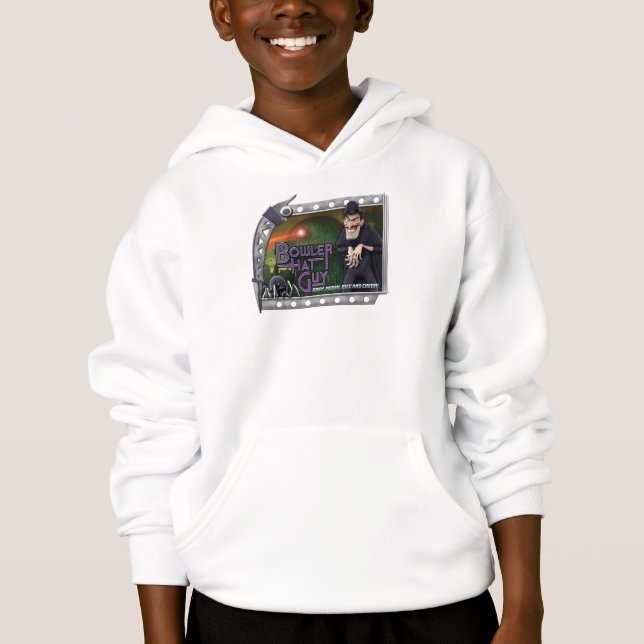Disney Bowler Hat Guy In Scary Frame Hoodie (Front)