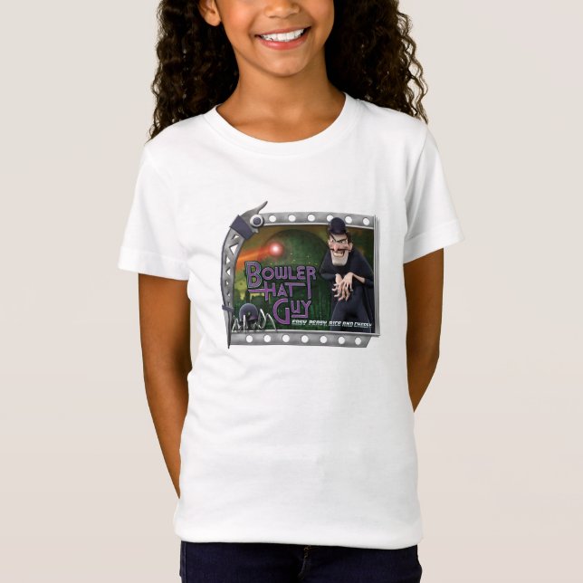 Disney Bowler Hat Guy In Scary Frame T-Shirt (Front)