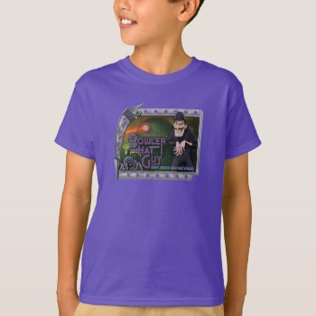 Disney Bowler Hat Guy In Scary Frame T-shirt by OtherDisneyBrands at Zazzle