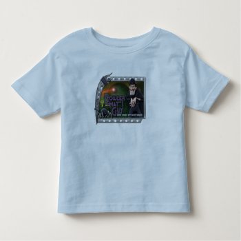 Disney Bowler Hat Guy In Scary Frame Toddler T-shirt by OtherDisneyBrands at Zazzle