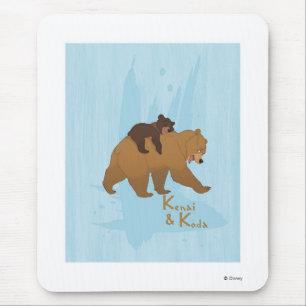 Disney Brother Bear Kenai and Koda Walking Mouse Pad
