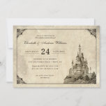 Disney Castle Fairy Tale Wedding Anniversary Invitation