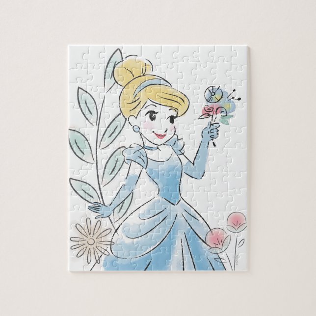 Disney Cinderella Watercolor Jigsaw Puzzle (Vertical)