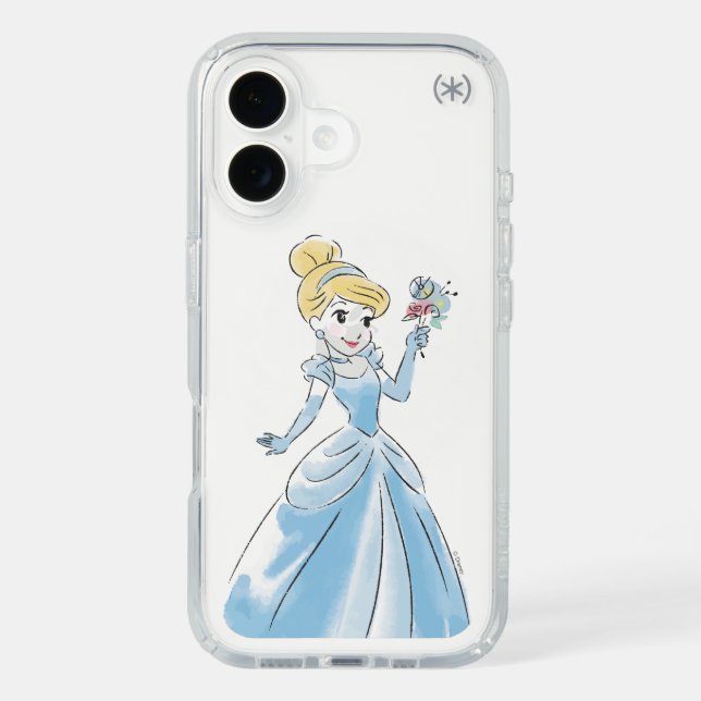Disney Cinderella Watercolor Speck iPhone Case (Front)