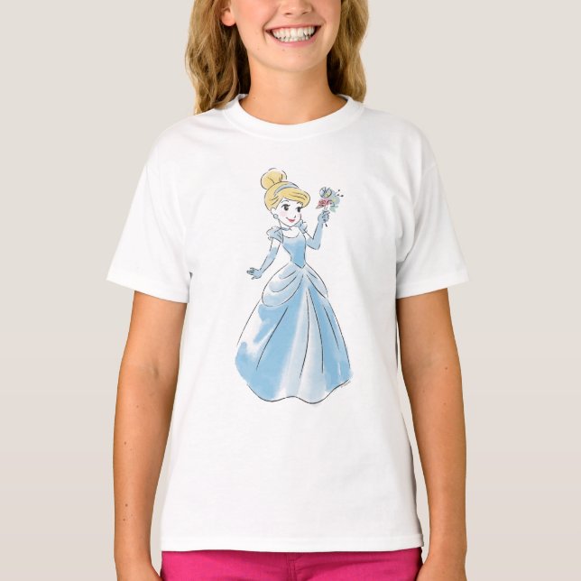 Disney Cinderella Watercolor T-Shirt (Front)