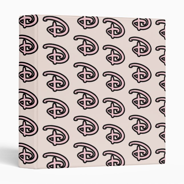 Disney D Logo 3 Ring Binder (Front/Spine)