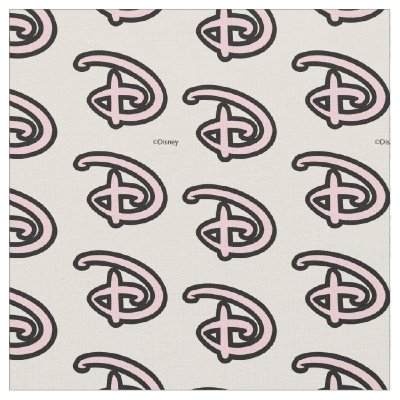 Disney D Logo Fabric